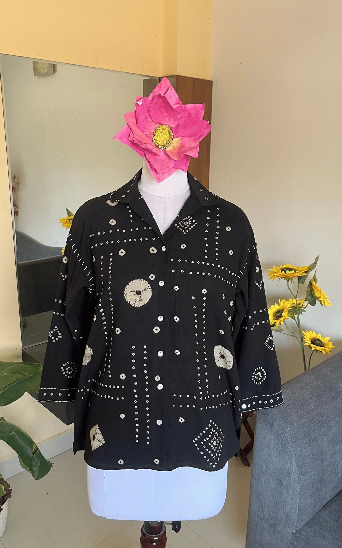 Black Shibori