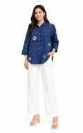 Blue Shibori