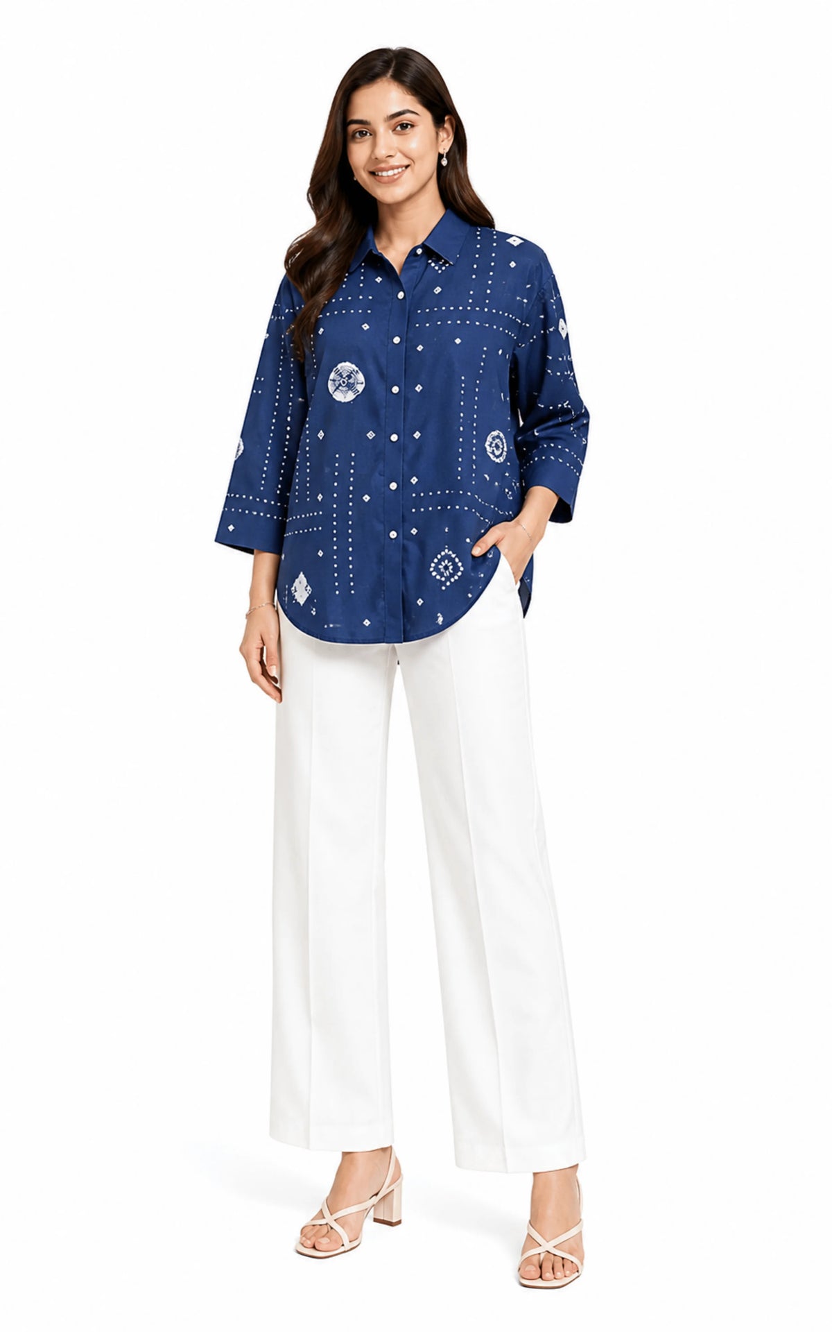 Blue Shibori