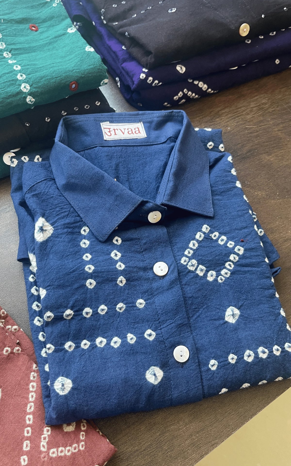 Blue Shibori