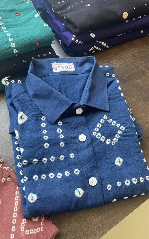 Blue Shibori