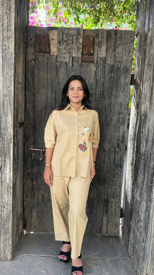 Beige Botanica Co-ord