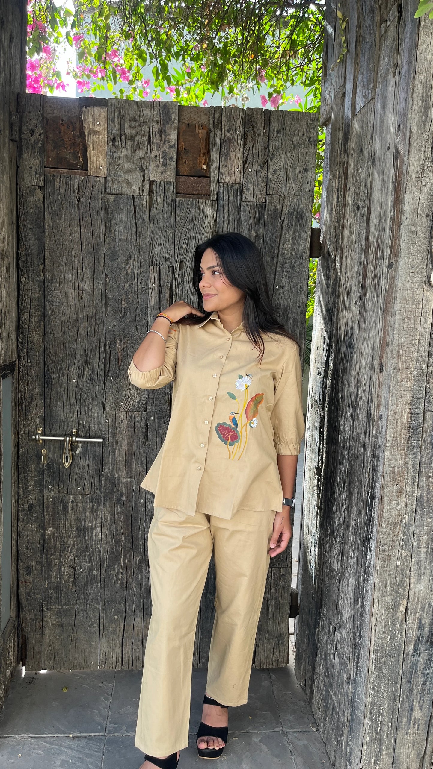 Beige Botanica Co-ord