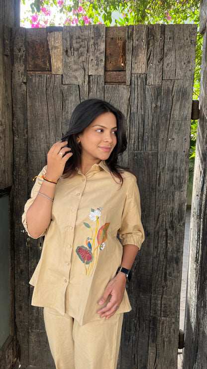 Beige Botanica Co-ord